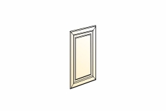 Дверь Декор L297 Шкаф навесной эмаль Мишель 22.16 белый