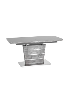Обеденный стол Гамбург раскладной 160-200x90 Серый